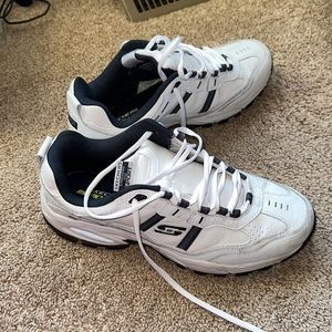 Skechers Memory Foam Wide Fit Sneakers